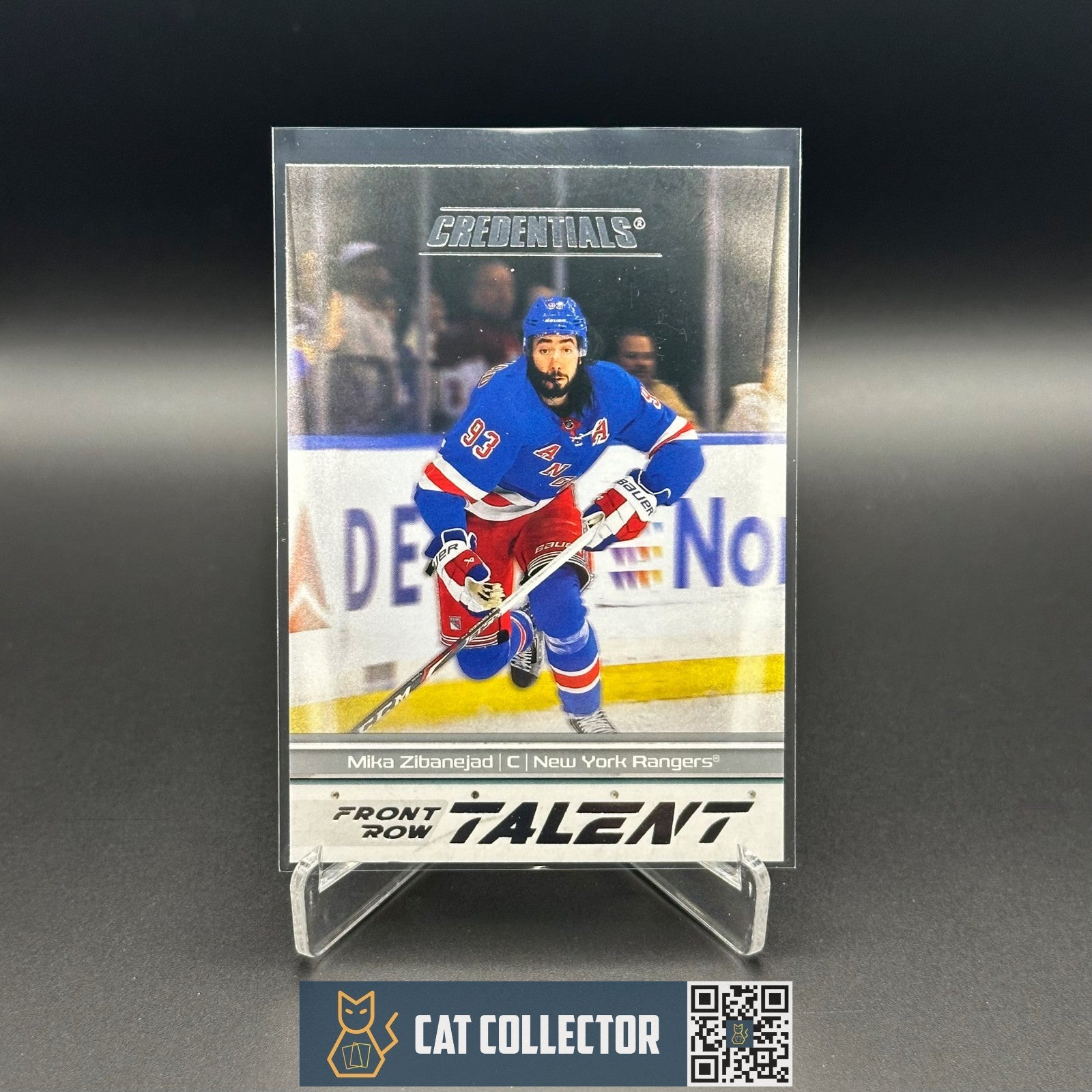 2024-25 UD Credentials MIKA ZIBANEJAD #FRT-MZ Front Row Talent