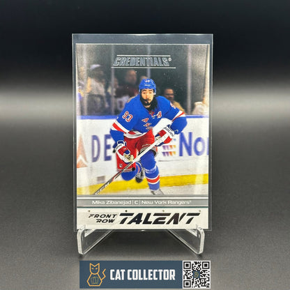 2024-25 UD Credentials MIKA ZIBANEJAD #FRT-MZ Front Row Talent