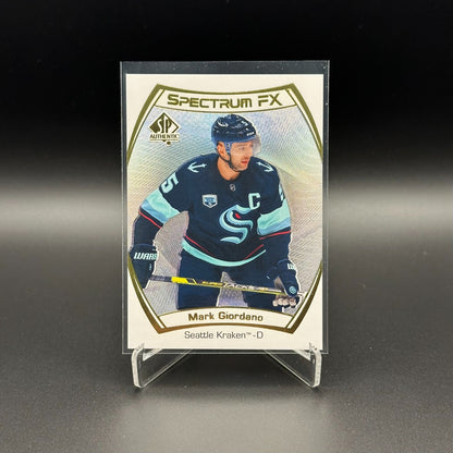 2021-22 UD SP Authentic MARK GIORDANO #S-16 Spectrum FX Bounty Unscratched