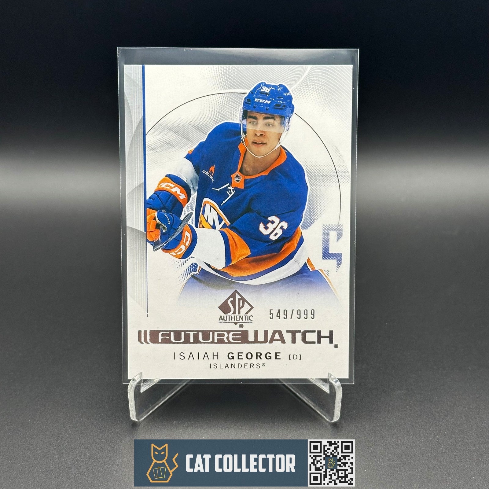 2024-25 UD SP Authentic ISAIAH GEORGE #197 Future Watch RC /999