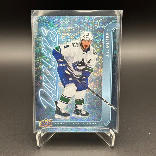 2024-25 UD Series 1 J.T MILLER #DZ-23 Dazzlers Blue - Vancouver Canucks