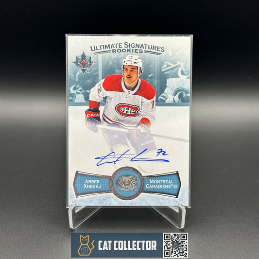 2022-23 UD Ultimate Collection ARBER XHEKAJ #USR-AX Signatures Rookie RC Auto