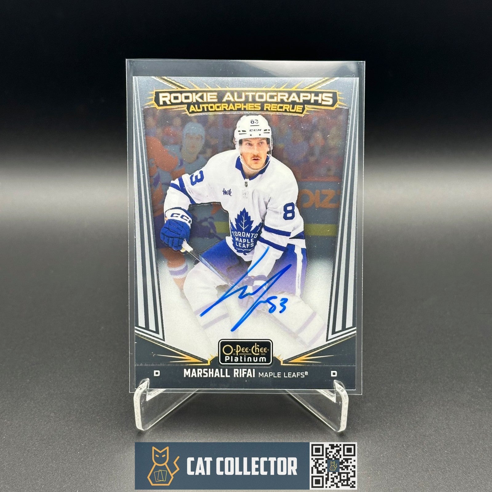 2024-25 O-Pee-Chee Platinum MARSHALL RIFAI #R-MR Rookie Autograph RC