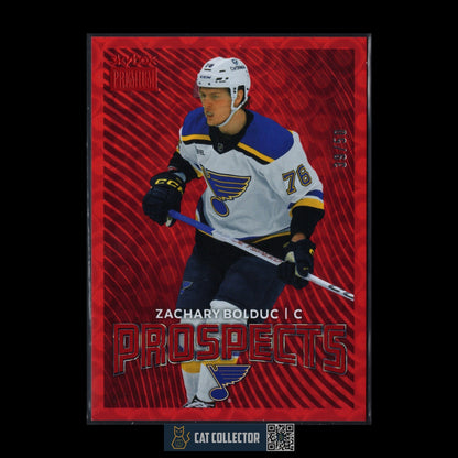 2024-25 SkyBox Metal Universe ZACHARY BOLDUC #PP-41 Prospects Star Rubies RC /50