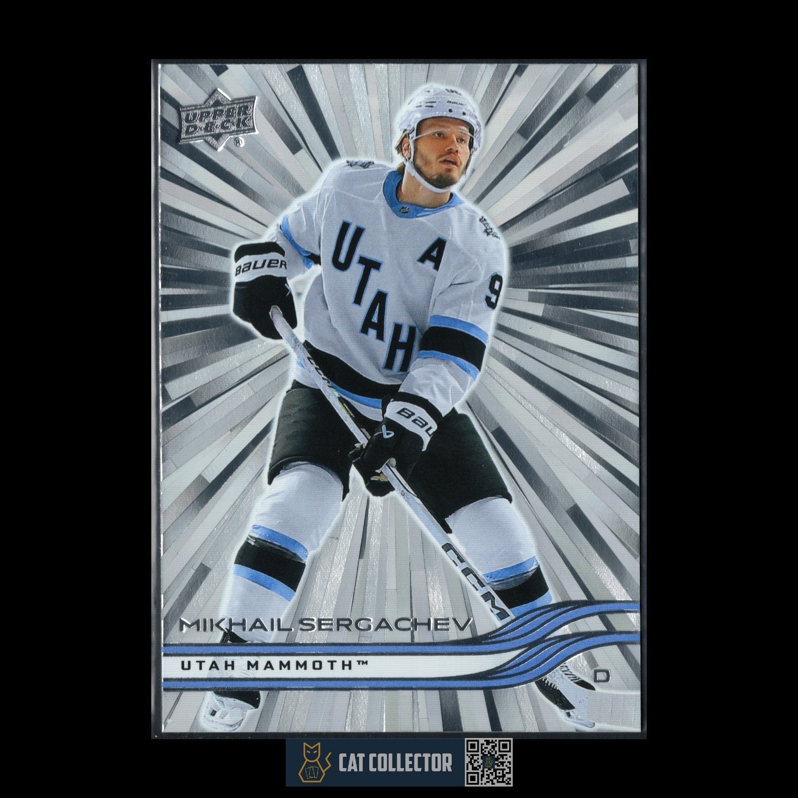 2025-26 UD Series 1 MIKHAIL SERGACHEV #171 Outburst - Utah Mammoth