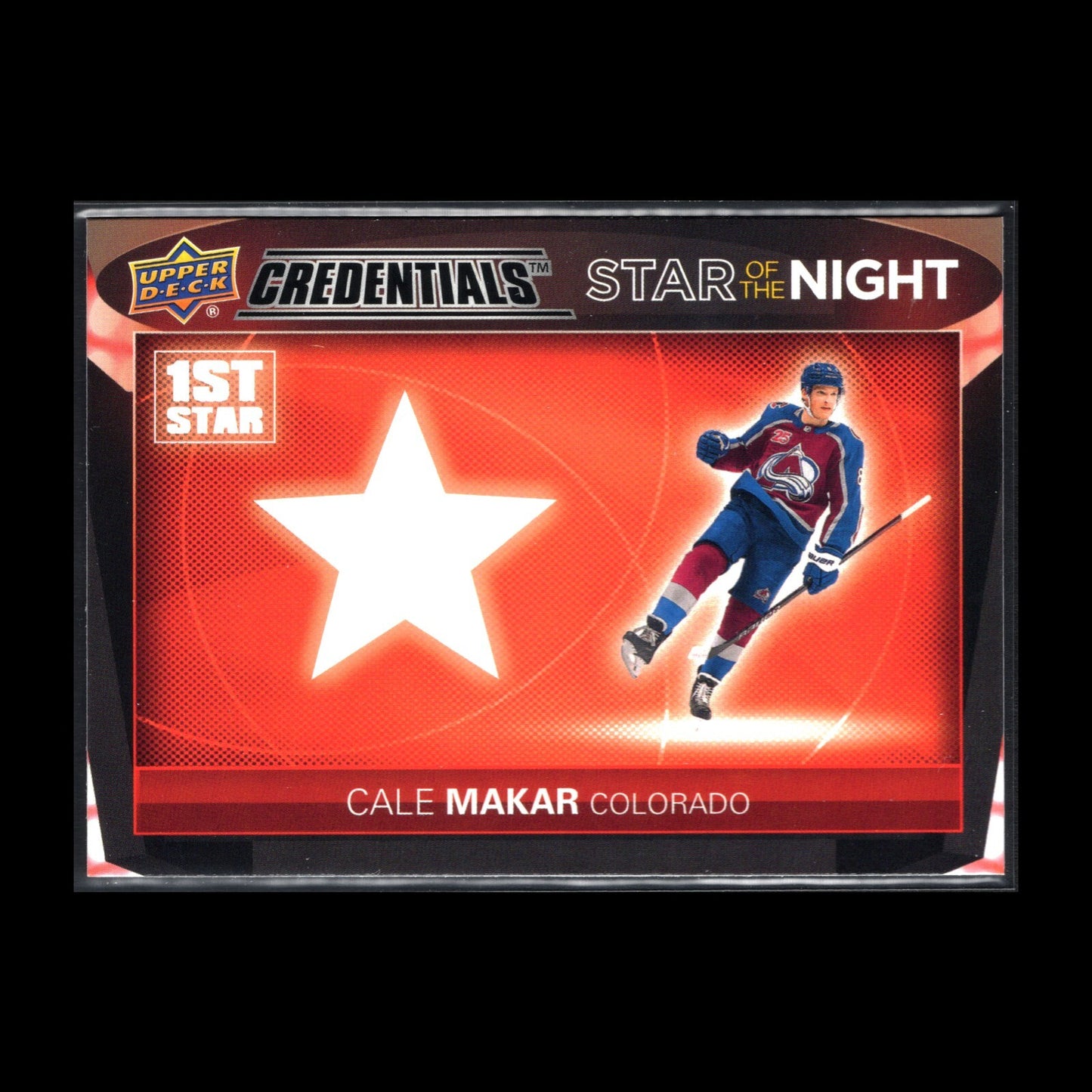 2021-22 UD Credentials CALE MAKAR #1S-9 First Star of the Night