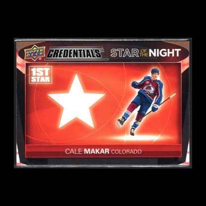 2021-22 UD Credentials CALE MAKAR #1S-9 First Star of the Night