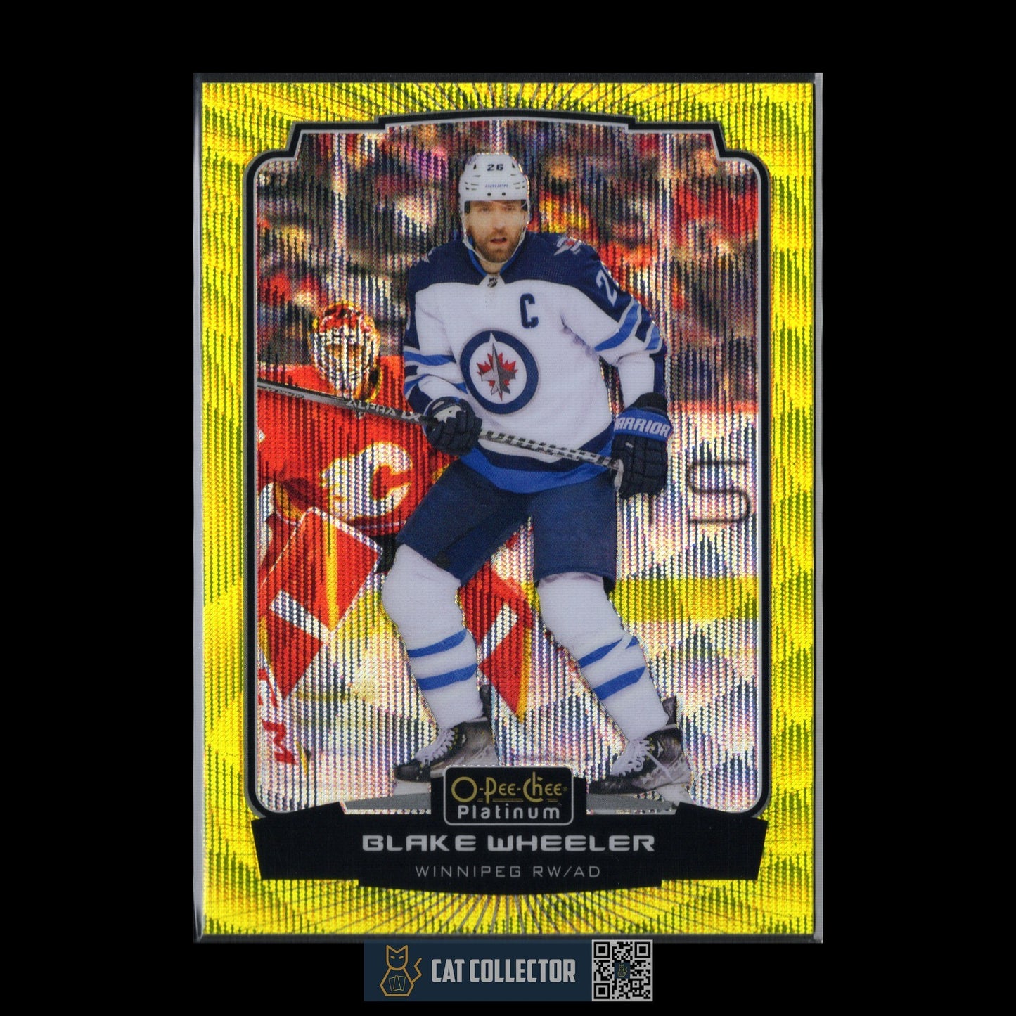 2022-23 O-Pee-Chee Platinum BLAKE WHEELER #138 Neon Yellow Surge