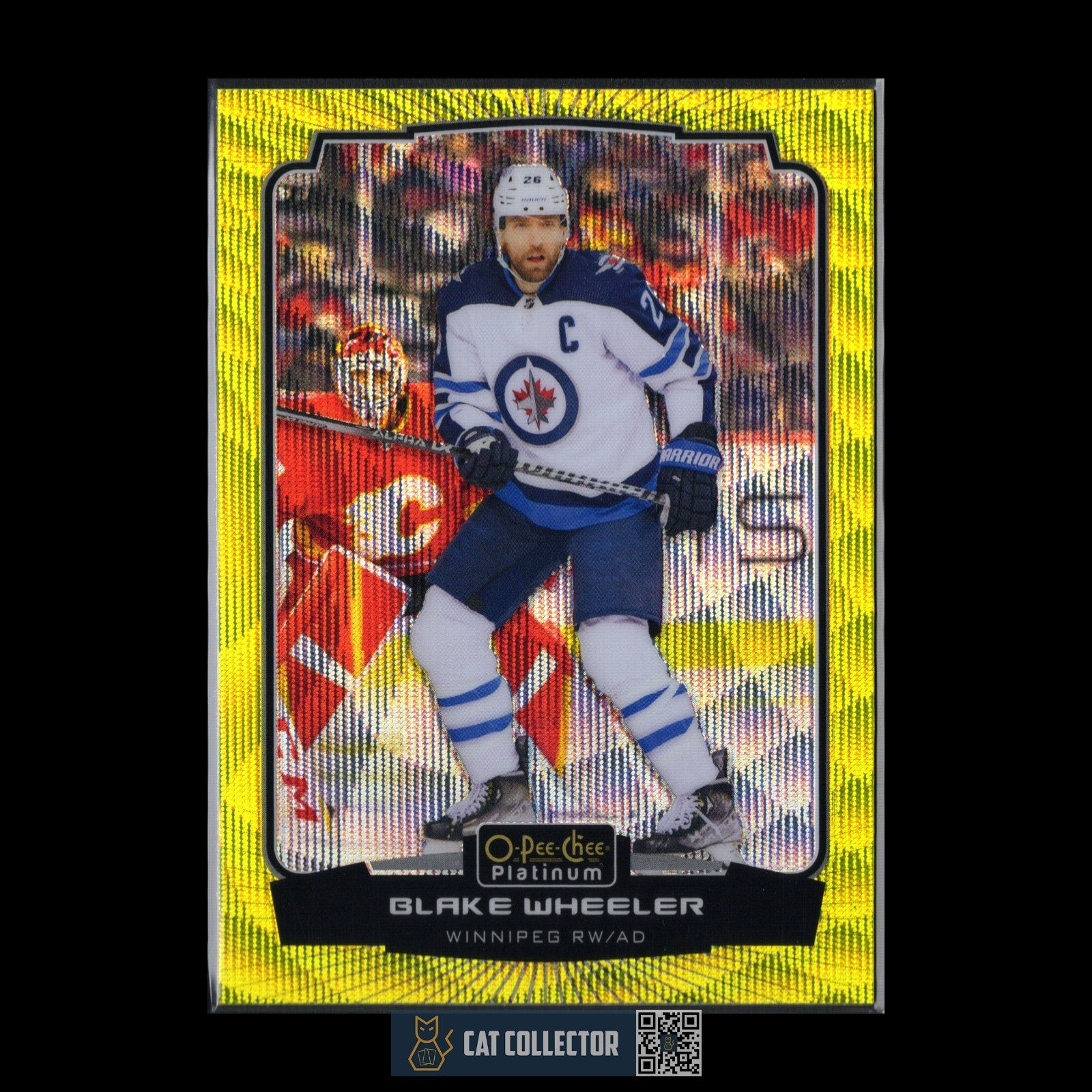 2022-23 O-Pee-Chee Platinum BLAKE WHEELER #138 Neon Yellow Surge