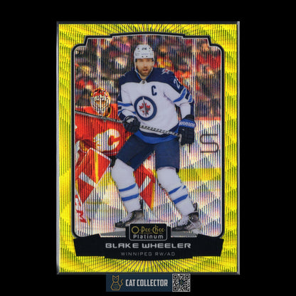 2022-23 O-Pee-Chee Platinum BLAKE WHEELER #138 Neon Yellow Surge