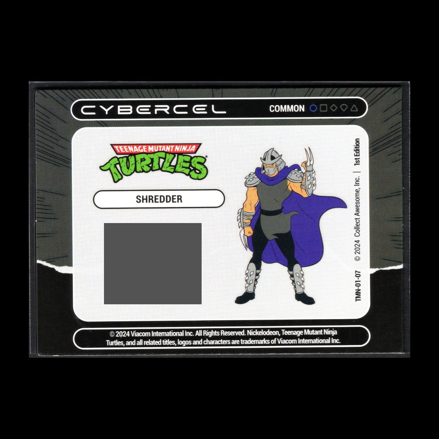 2024 FigPin Cybercel TMNT Series 1 SHREDDER #TMN-01-07 Common - UNSCANNED