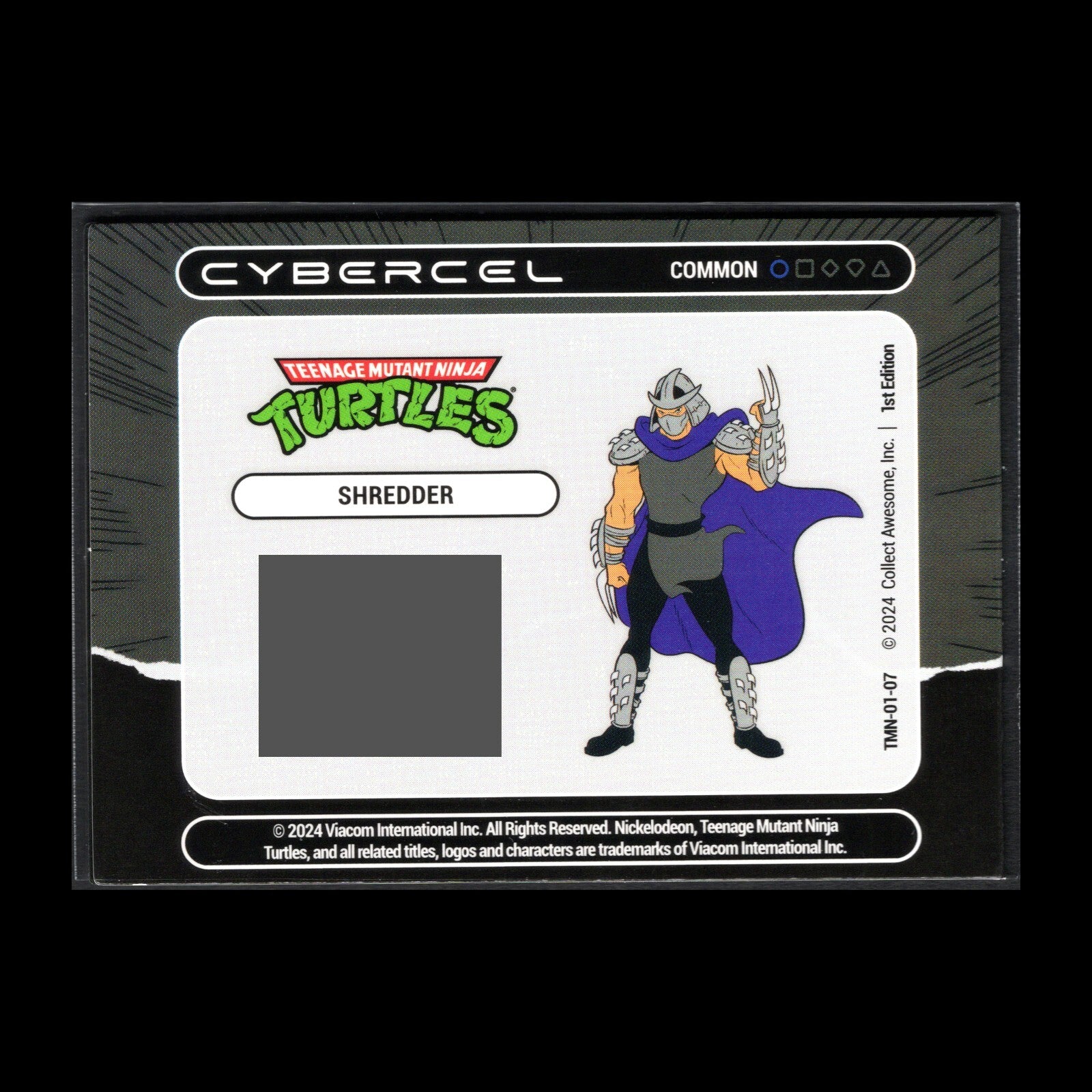 2024 FigPin Cybercel TMNT Series 1 SHREDDER #TMN-01-07 Common - UNSCANNED