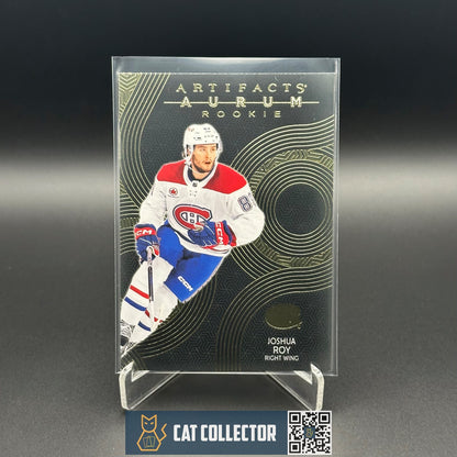 2024-25 UD Artifacts JOSHUA ROY #A-JO Aurum Bounty UNSCRATCHED Rookie