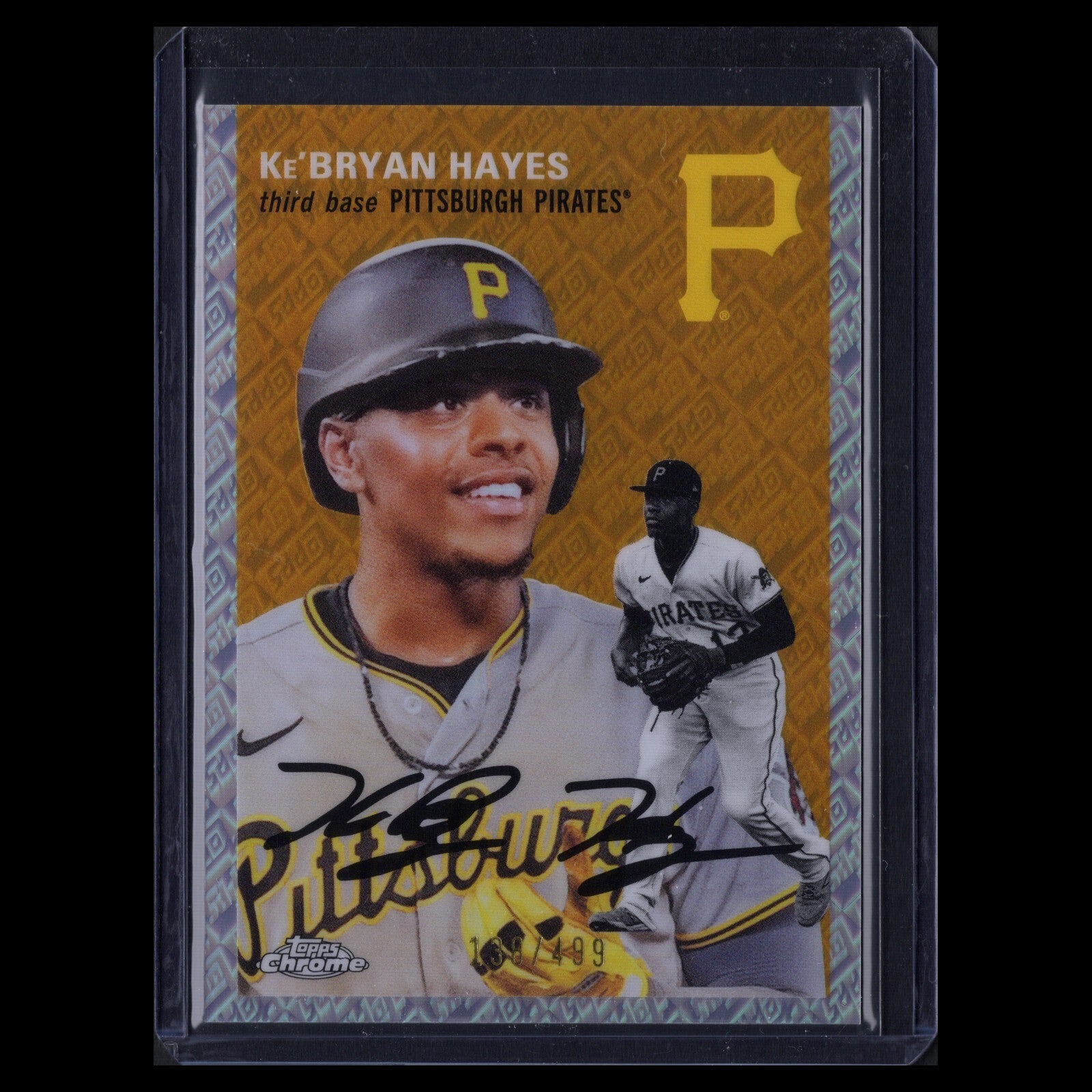 2023 Topps Chrome Platinum KE'BRYAN HAYES #349 Rookie Topps Refractor /499