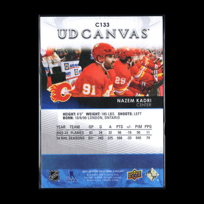 2023-24 UD Series 2 NAZEM KADRI #C133 UD Canvas