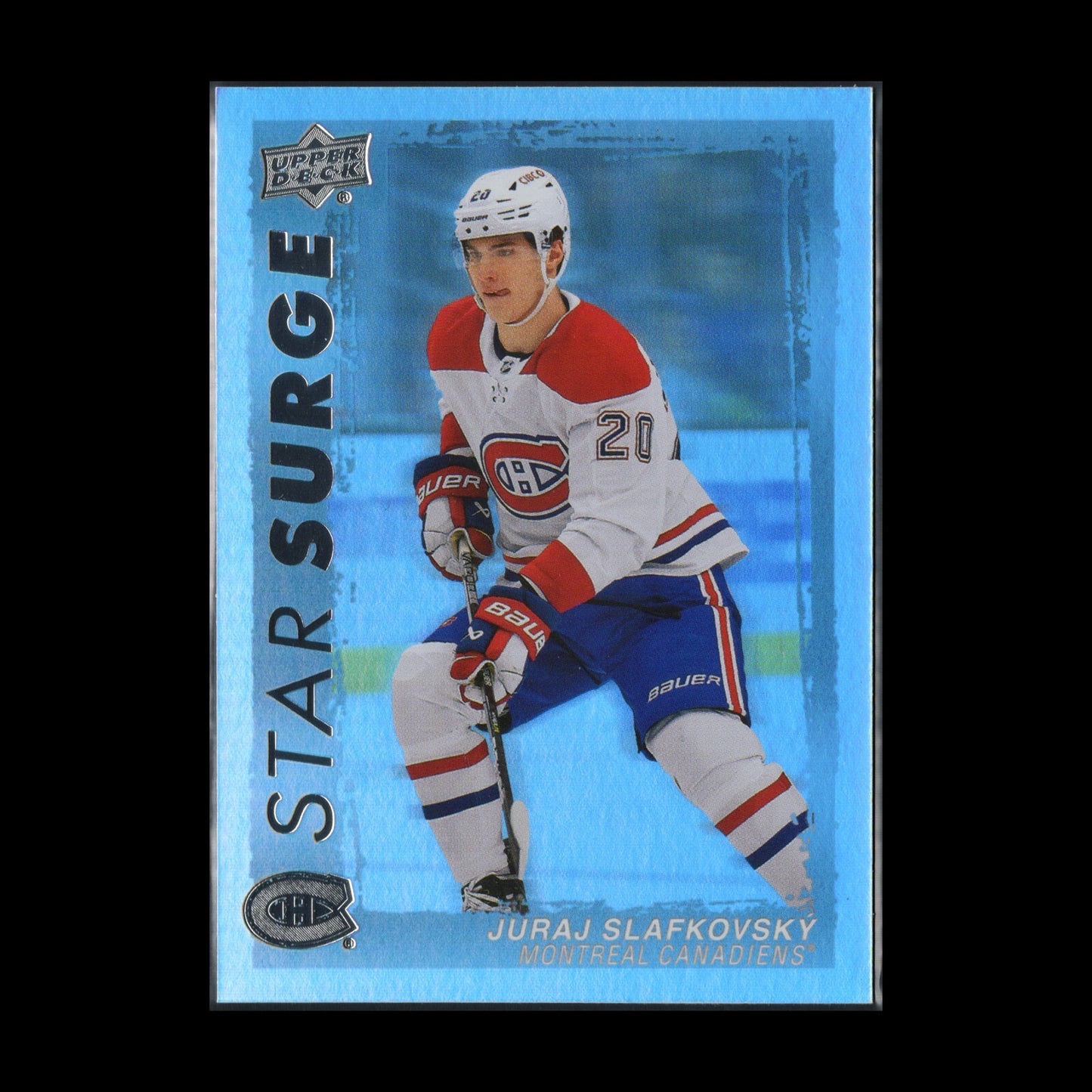 2023-24 UD Series 1 JURAJ SLAFKOVSKY #SS-4 Star Surge - Montreal Canadiens