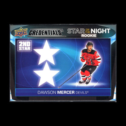 2021-22 UD Credentials DAWSON MERCER #2SR-7 Second Star of the Night Rookie