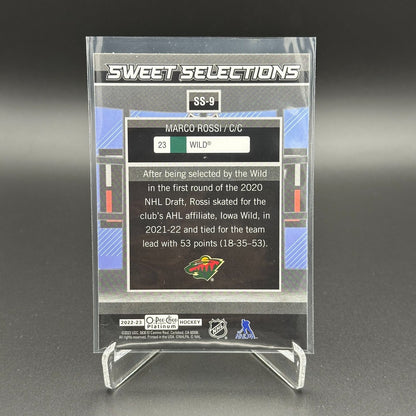 2022-23 O-Pee-Chee Platinum MARCO ROSSI #SS-9 Sweet Selections RC