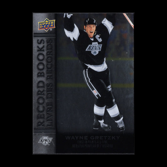 2023 UD Tim Hortons WAYNE GRETZKY #RB-1 Record Books - Los Angeles Kings