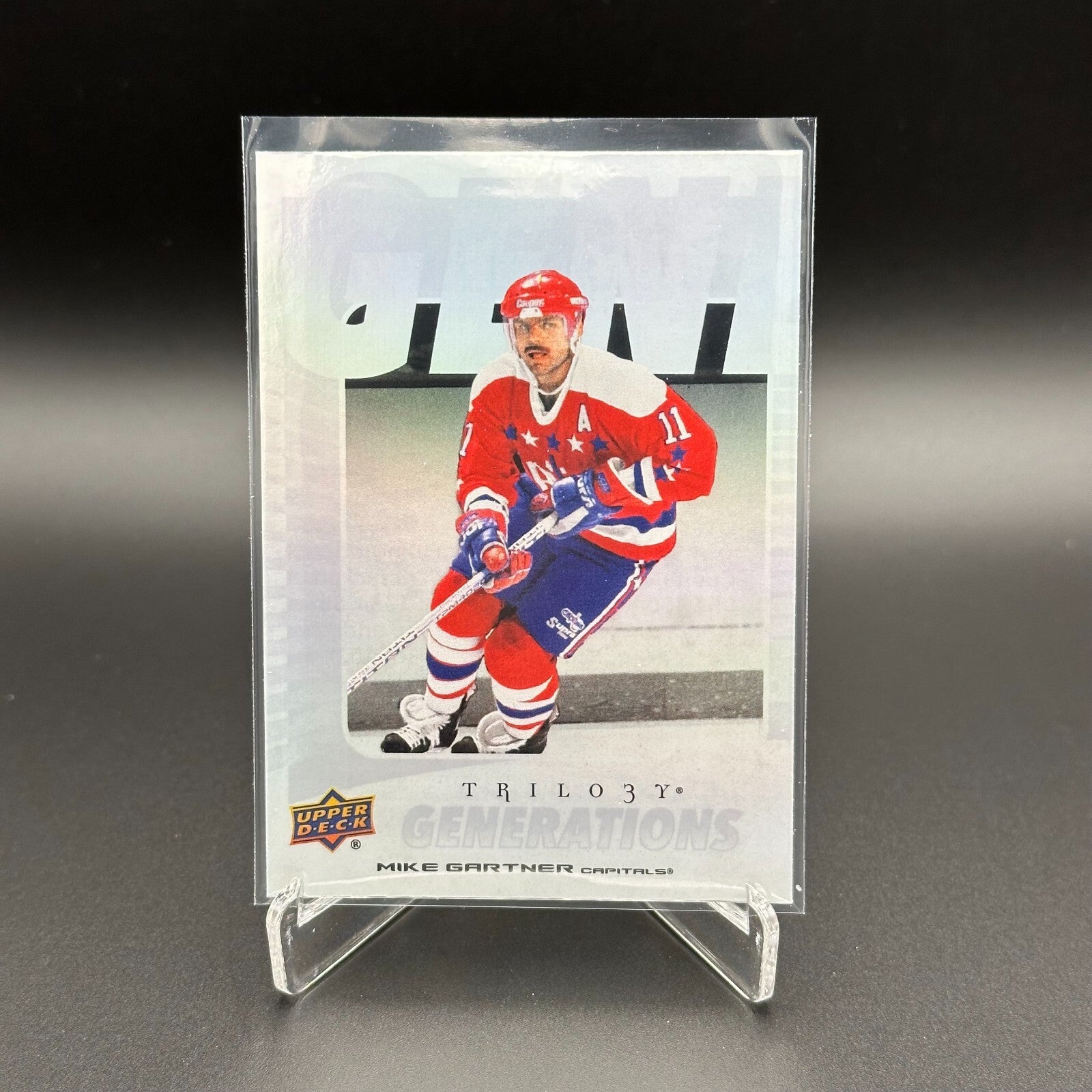 2023-24 UD Trilogy MIKE GARTNER #TG-17A Generations - Washington Capitals