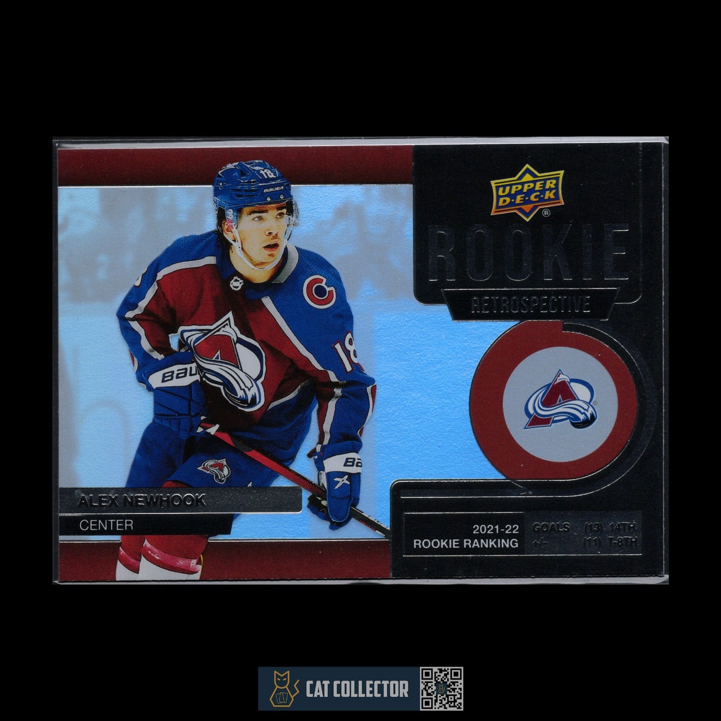 2022-23 UD Series 1 ALEX NEWHOOK #RR-16 Rookie Retrospective