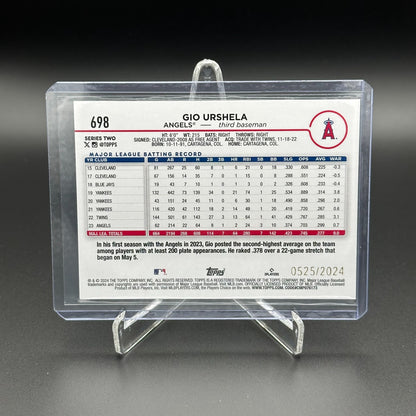 2024 Topps Series 2 GIO URSCHELA #698 Gold /2024 - LA Angels
