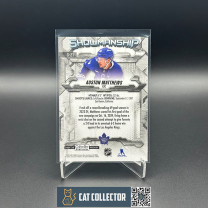 2024-25 O-Pee-Chee Platinum AUSTON MATTHEWS #S-21 Showmanship
