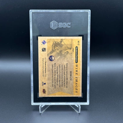 2023-24 UD Parkhurst DEVON LEVI #WI-13 Wire Image Gold RC /349 SGC 10