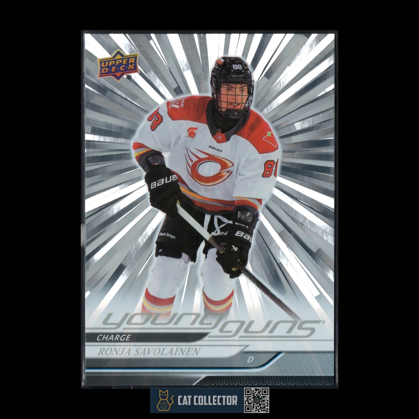 2024-25 UD PWHL RONJA SAVOLAINEN #53 Young Guns Outburst RC - Ottawa Charge