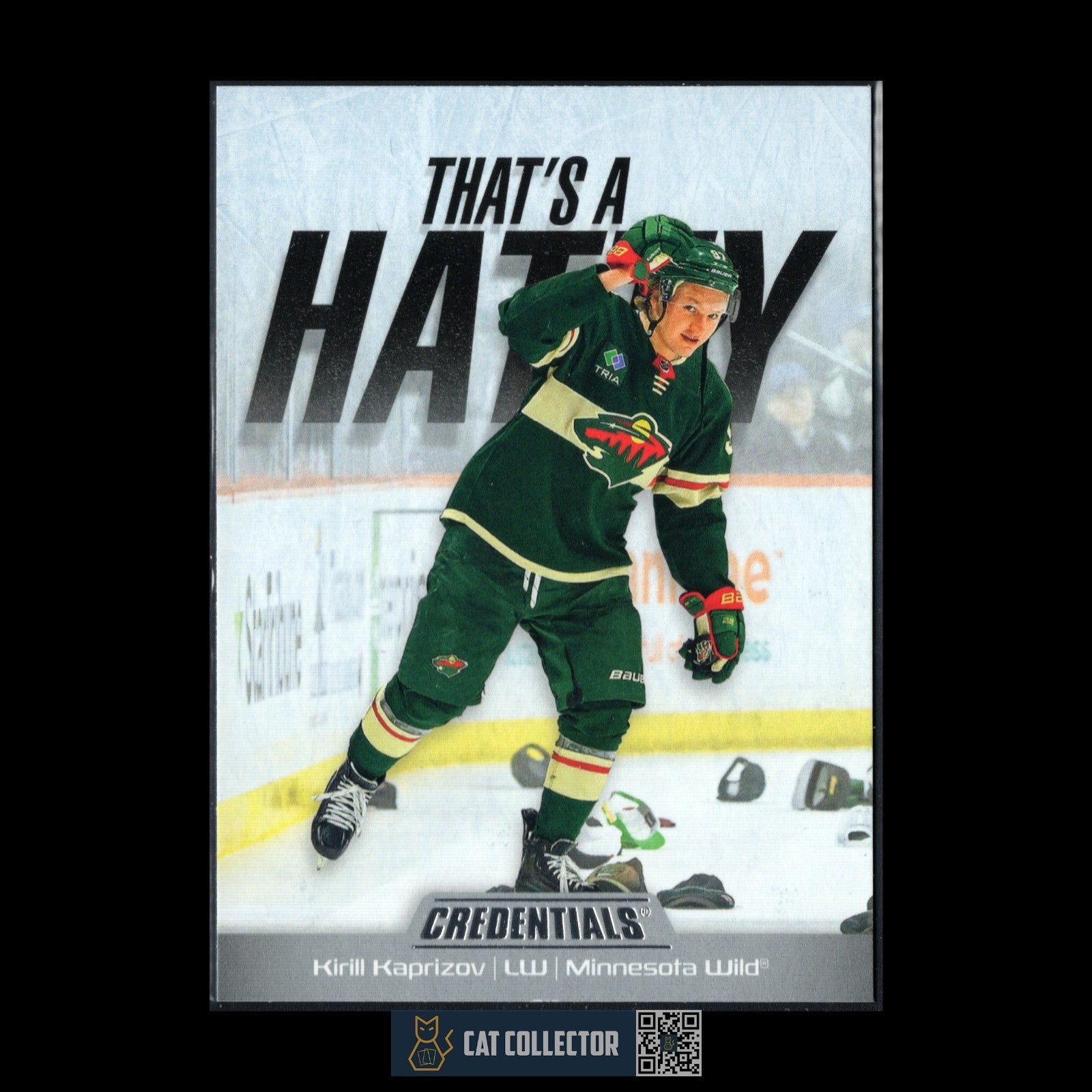 2024-25 UD Credentials KIRILL KAPRIZOV #TH-KK That's a Hatty - Minnesota Wild