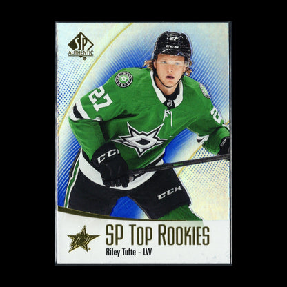 2021-22 UD SP Authentic RILEY TUFTE #TR-37 SP Top Rookies RC