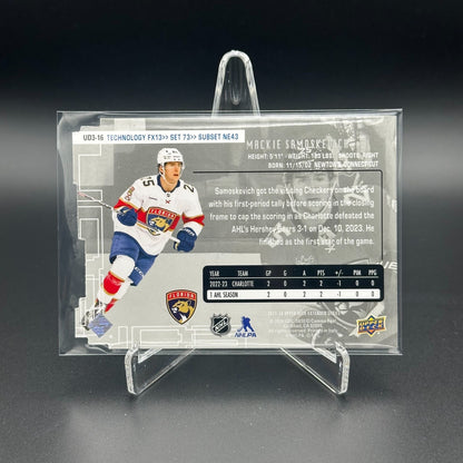 2023-24 UD Extended series MACKIE SAMOSKEVICH #UD3-16 Die-Cut - Florida Panthers