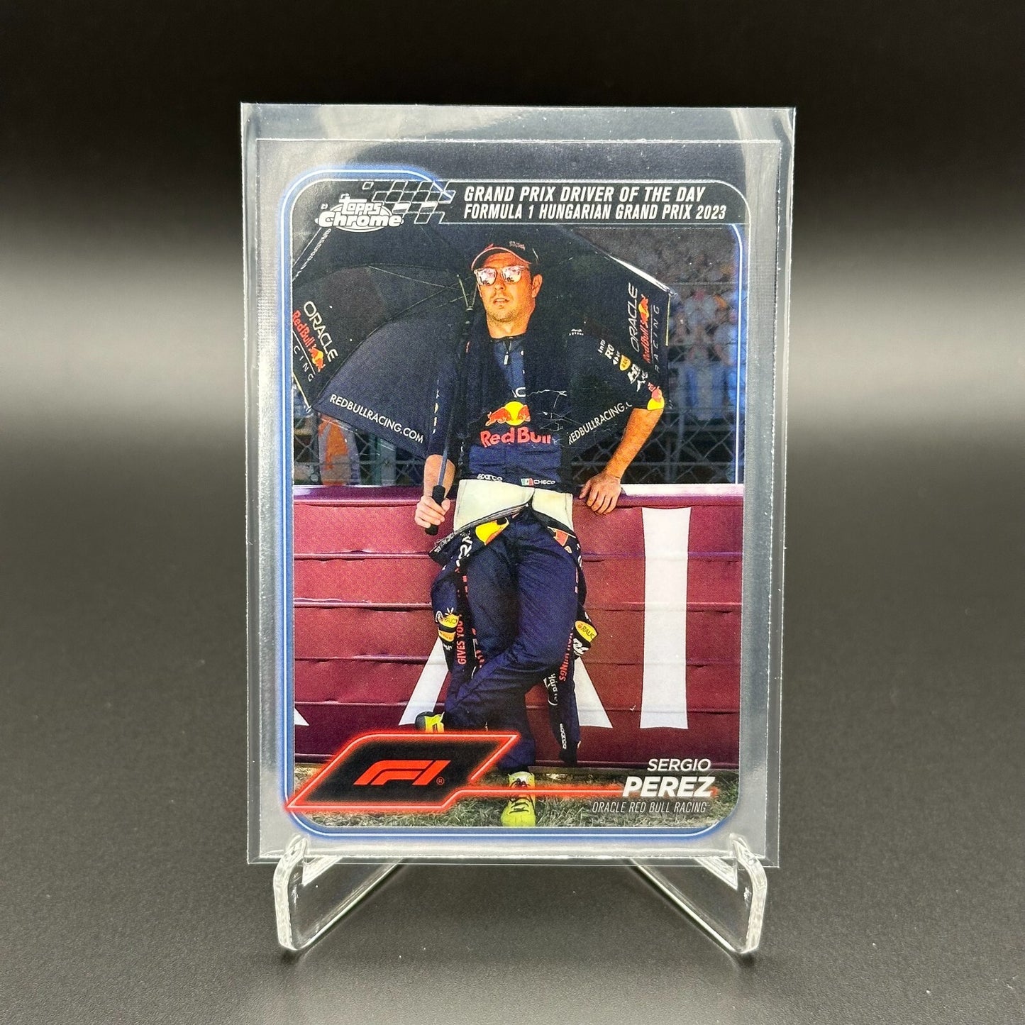 2024 Topps Chrome Formula 1 SERGIO PEREZ #169 Grand Prix Driver of the Day