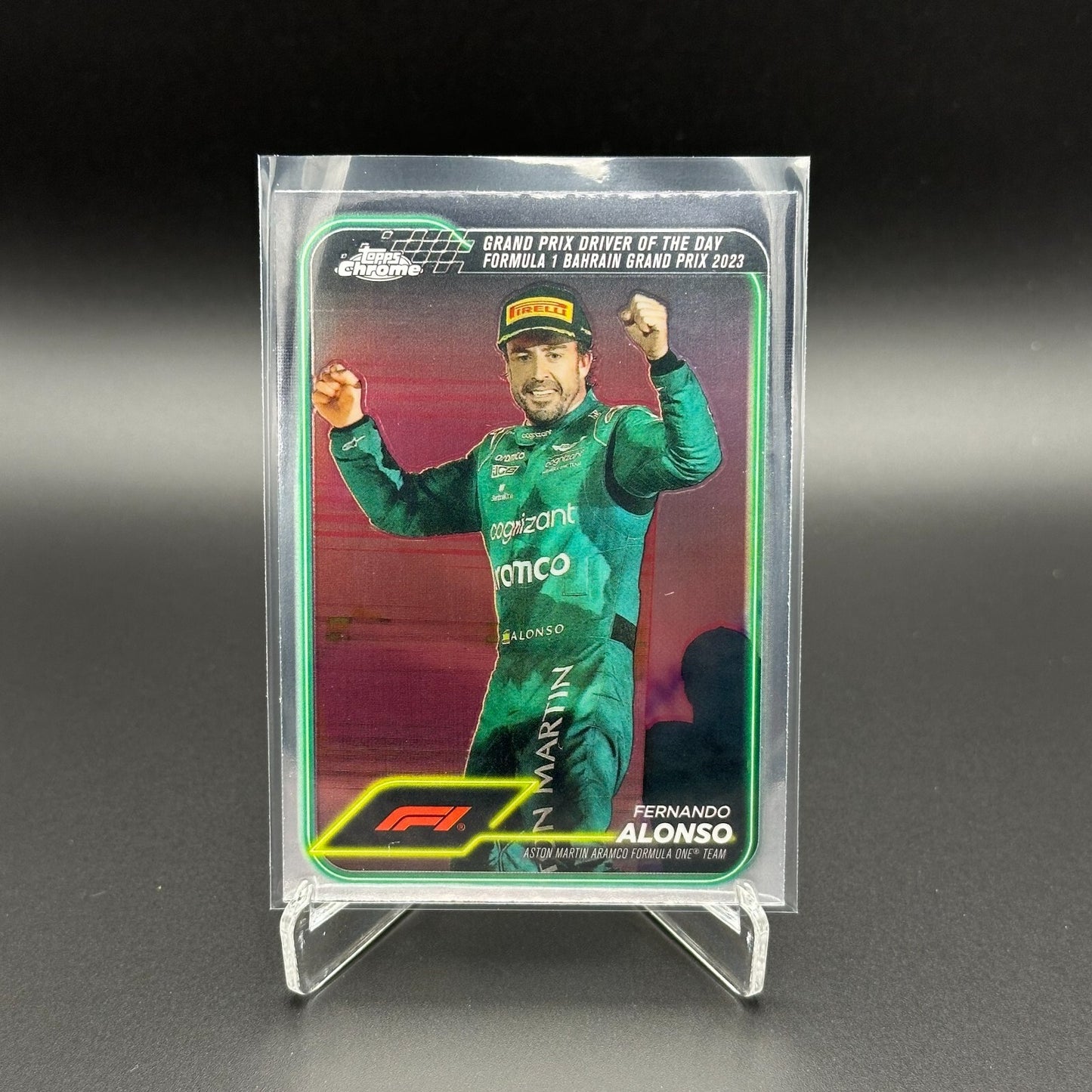 2024 Topps Chrome Formula 1 FERNANDO ALONSO #159 Grand Prix Driver of the Day
