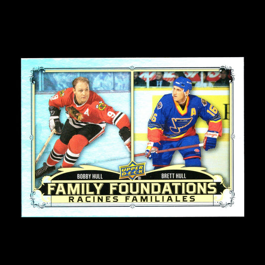 2023-24 UD Tim Hortons BOBBY & BRETT HULL #FF-12 Family Foundations