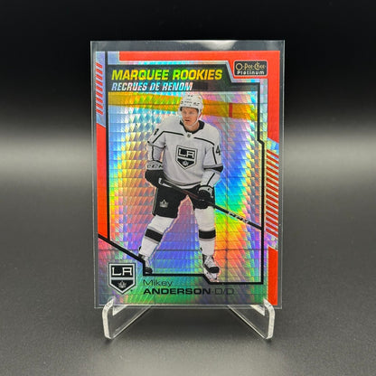 2020-21 O-Pee-Chee Platinum MIKEY ANDERSON #179 Red Prism RC /199 - LA Kings