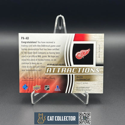 2023-24 UD Premier ALEX DEBRINCAT #PA-AD Attractions Patch /35