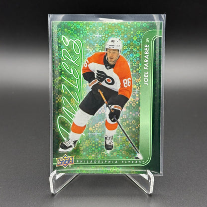 2024-25 UD Series 1 JOEL FARABEE #DZ-5 Dazzlers Green - Philadelphia Flyers