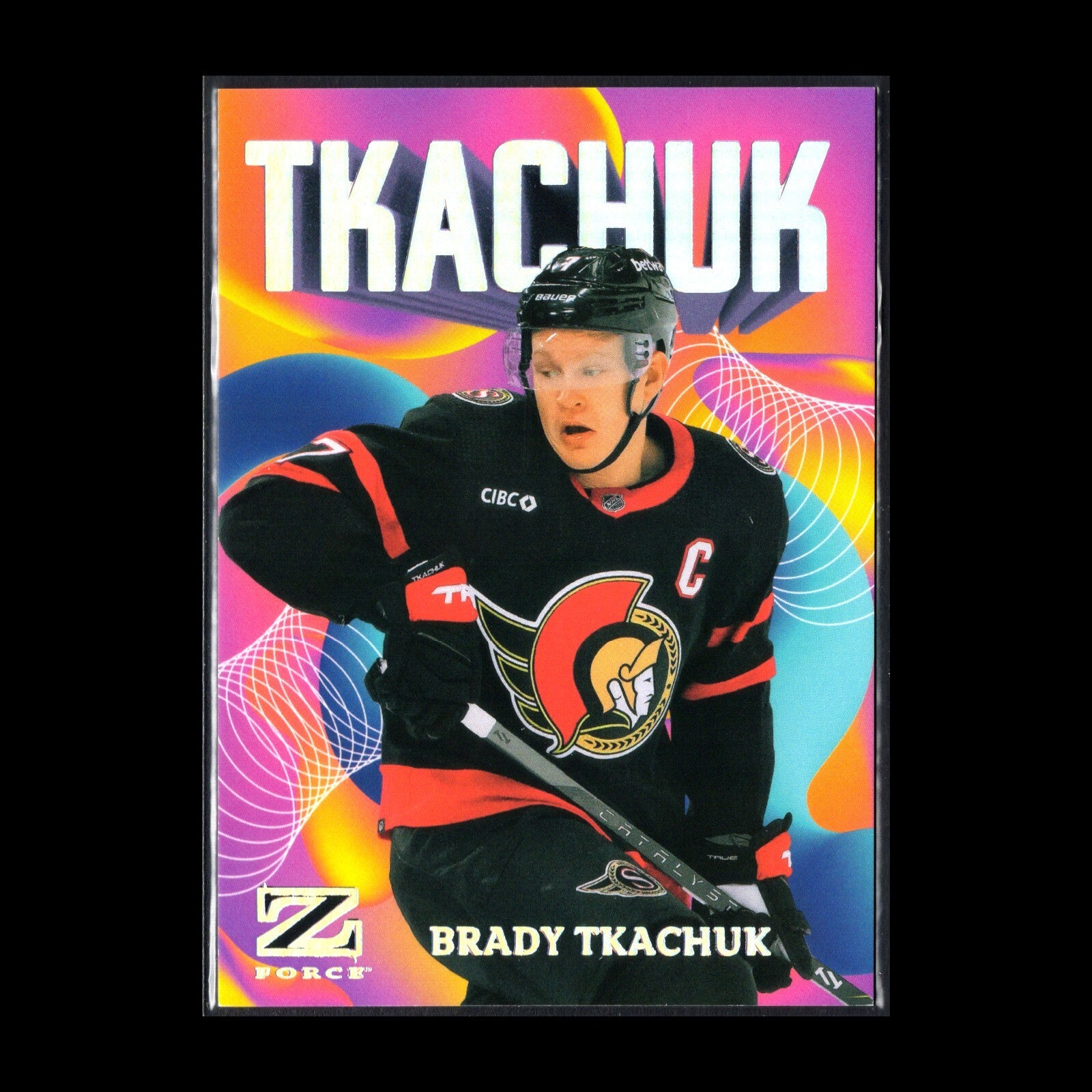 2023-24 SkyBox Metal Universe BRADY TKACHUK #8 Z-Force Rave /399