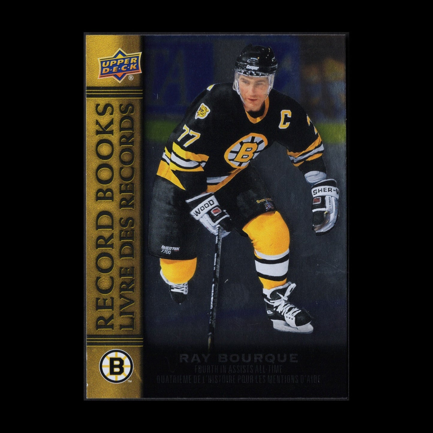2023 UD Tim Hortons RAY BOURQUE #RB-7 Record Books - Boston Bruins