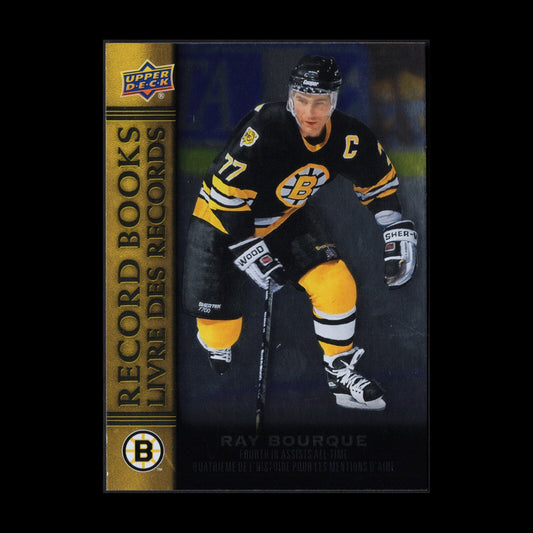 2023 UD Tim Hortons RAY BOURQUE #RB-7 Record Books - Boston Bruins