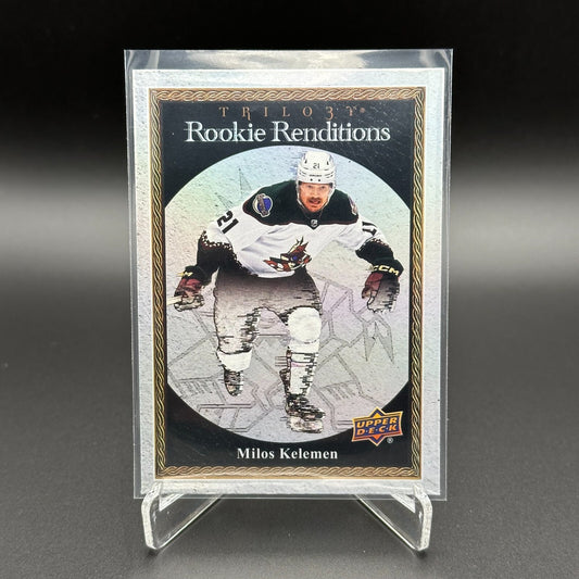 2023-24 UD Trilogy MILOS KELEMEN #RR-31 Rookie Renditions RC - Arizona Coyotes
