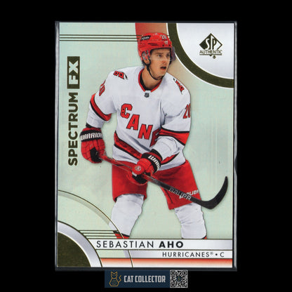 2023-24 UD SP Authentic SEBASTIAN AHO #S-14 Spectrum FX Bounty