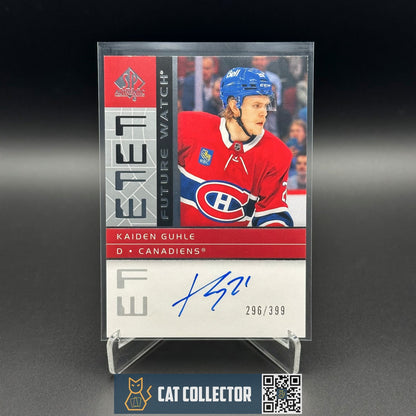 2022-23 SP Authentic KAIDEN GUHLE #RFWA2-KG Retro Future Watch Auto RC /399 Auto