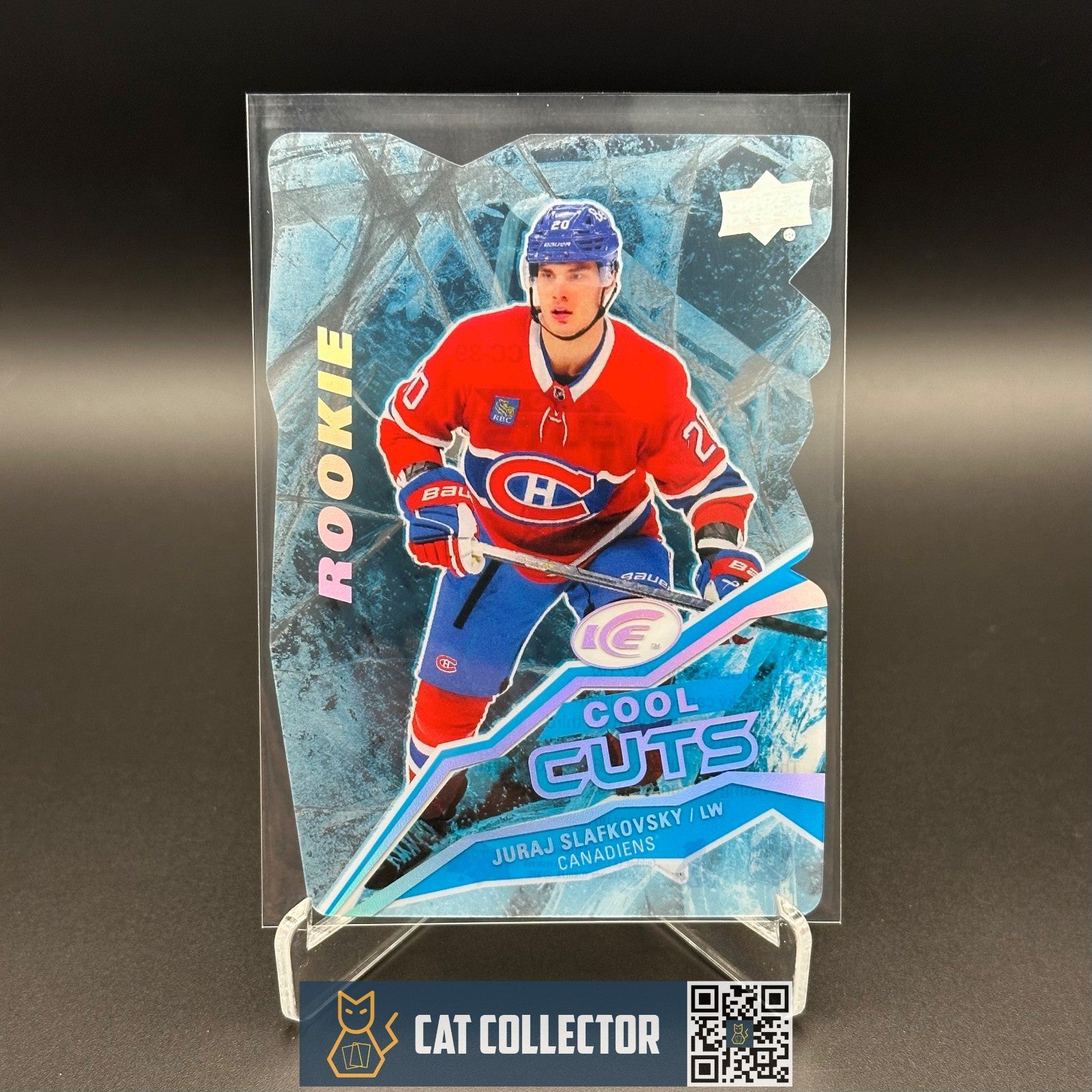 2022-23 UD Ice JURAJ SLAFKOVSKY #CC-39 Cool Cuts RC Rookie - Montreal Canadiens