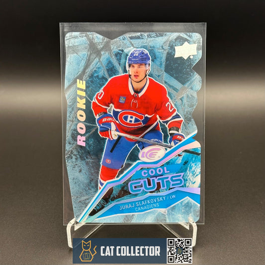 2022-23 UD Ice JURAJ SLAFKOVSKY #CC-39 Cool Cuts RC Rookie - Montreal Canadiens