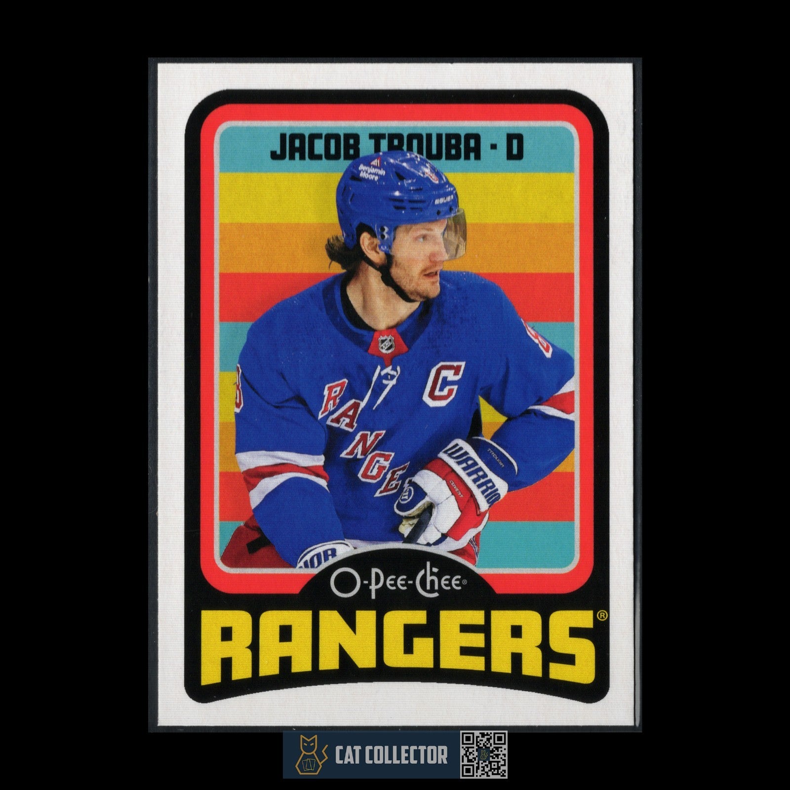 2024-25 O-Pee-Chee Hockey JACOB TROUBA #249 Retro - New York Rangers