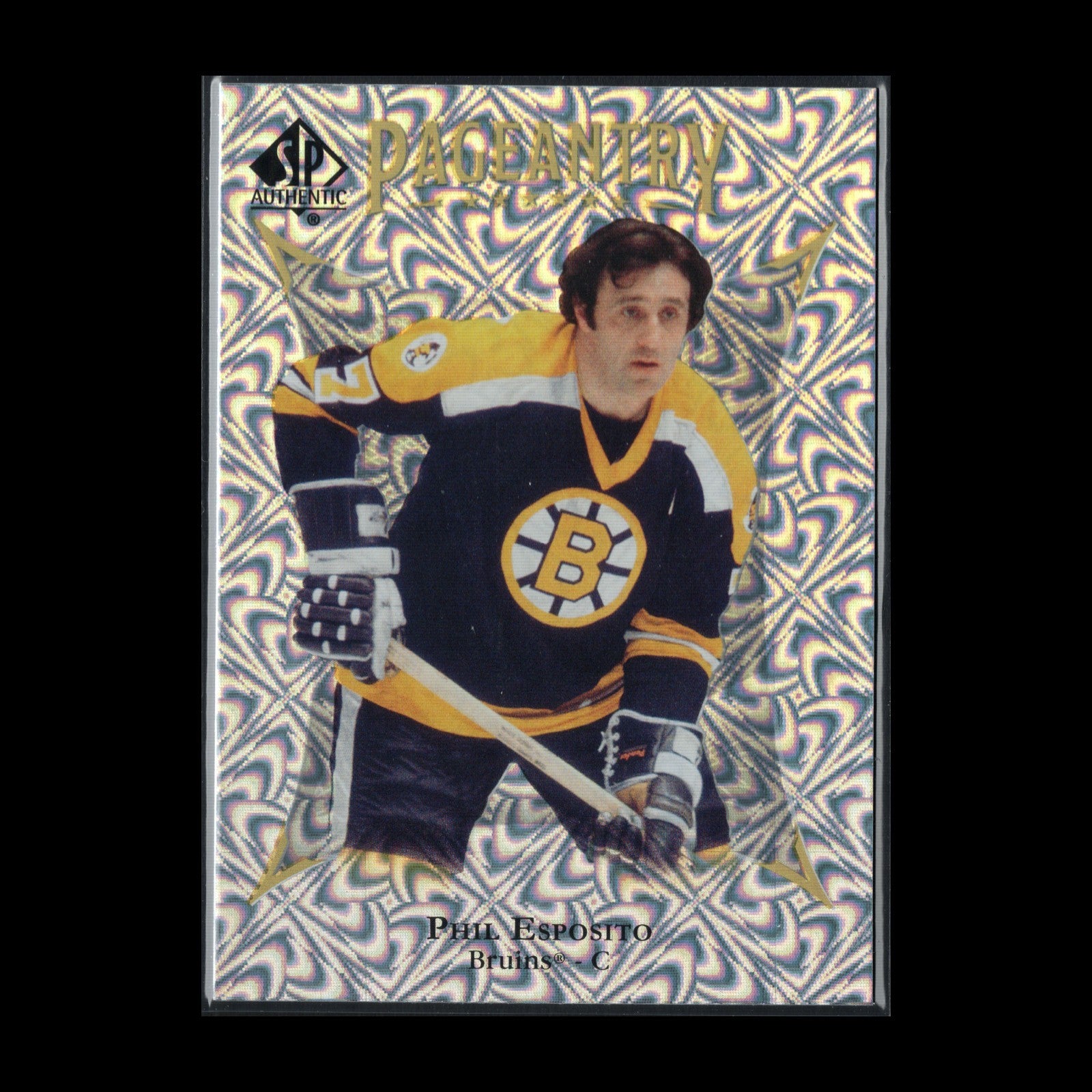 2021-22 UD SP Authentic PHIL ESPOSITO #P-86 Pageantry