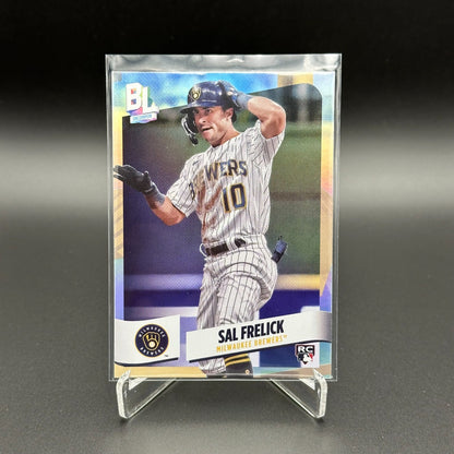 2024 Topps Big League SAL FRELICK #214 Rainbow foil Rookie RC Milwaukee Brewers