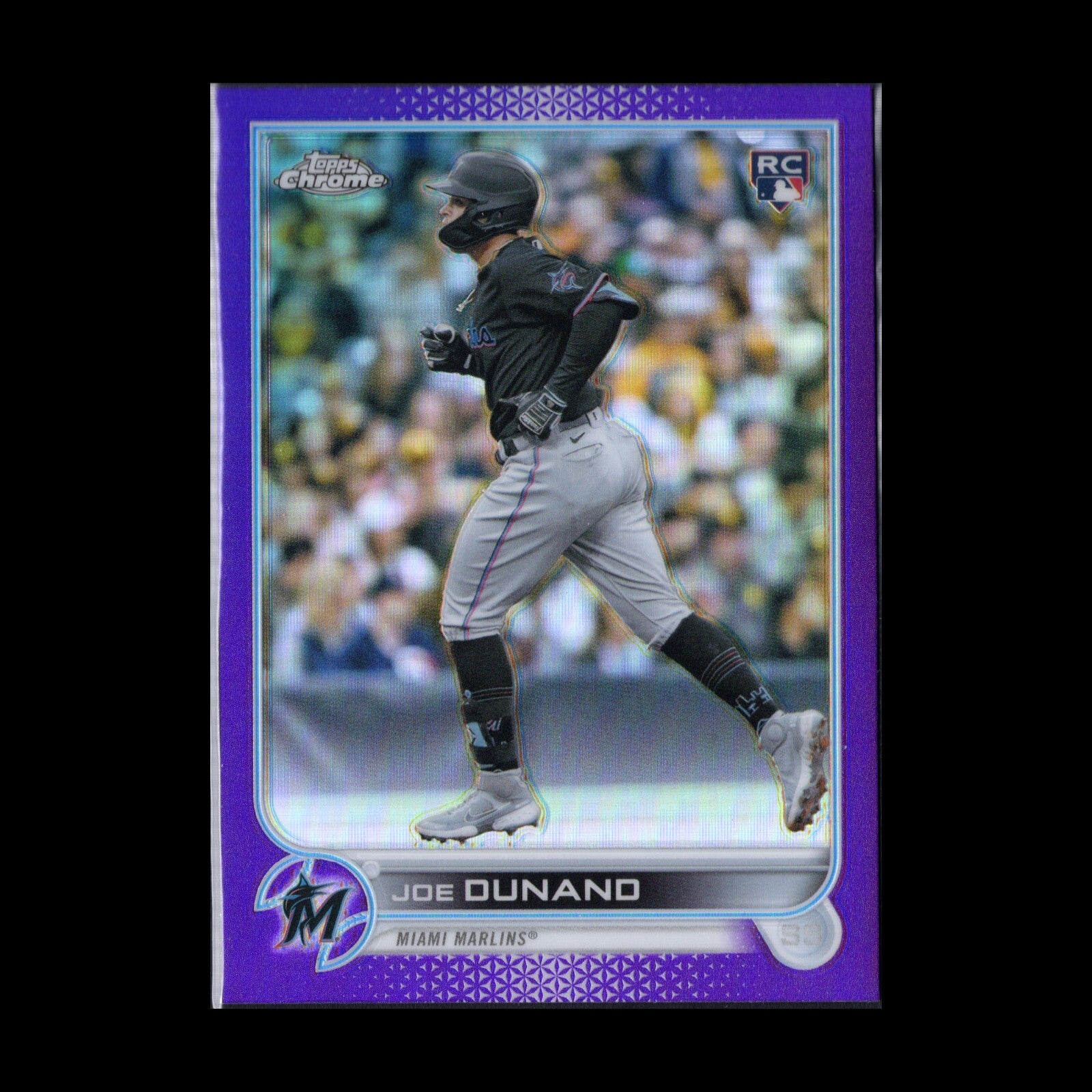 2022 Topps Chrome Updated Series JOE DUNAND #USC192 Purple Border Parallel